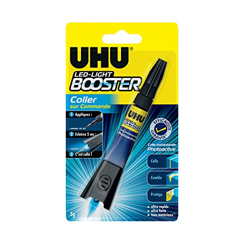 UHU Booster, transparent Photoaktive Flüssigkeit 1 x 3 g durchsichtig von UHU