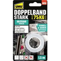 UHU - Doppelband stark ablösbar 19 mm x 1,5 m Klebepads von UHU