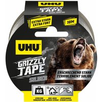 UHU Gewebebänder Grizzly Tape 49 mm x 10 m silber von UHU