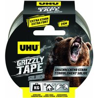 UHU Gewebebänder Grizzly Tape 49 mm x 25 m silber von UHU