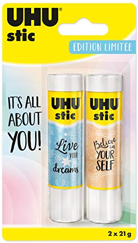 UHU Klebesticks ohne Lösungsmittel 2 x 21 g Stic. 2 x 21 g Stic Pastel von UHU