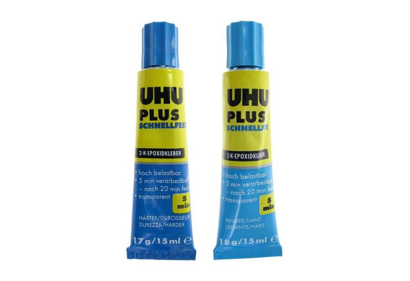 UHU Klebstoff 2-Komponentenkleber Uhu-Plus-Schnellfest von UHU