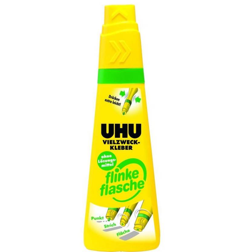 UHU Klebstoff UHU Vielzweckkleber Flinke Flasche 100 g, ohne von UHU
