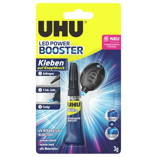 UHU LED Power BOOSTER, Infokarte 3g UHU LED Power BOOSTER, Infokarte 3g von UHU