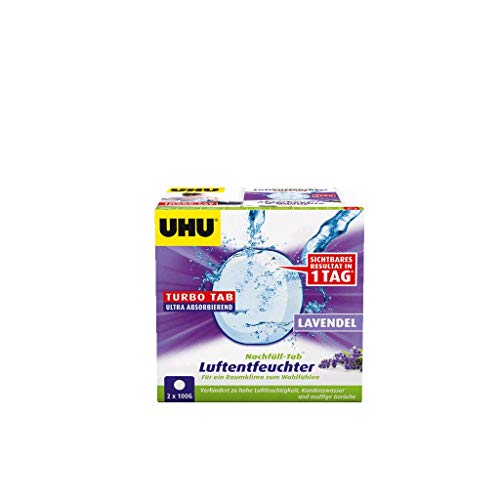 UHU Luftentfeuchter Nachfüll-Tabs 2x100g Lavendel von UHU