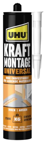 UHU Montagekleber KRAFT MONTAGE UNIVERSAL, Kartusche 470g von UHU