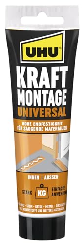 UHU Montagekleber KRAFT MONTAGE UNIVERSAL, Tube 200g von UHU