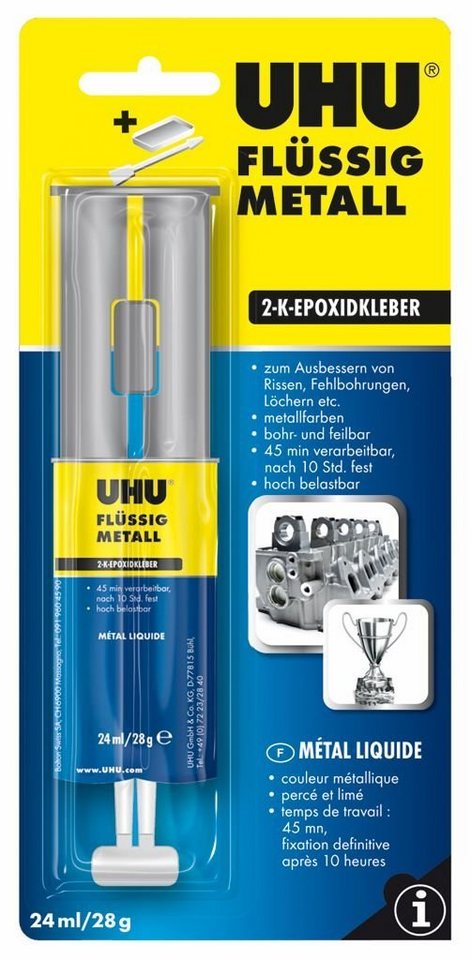 UHU Montagekleber UHU Flüssigmetall Doppelkammerspritze 28 g von UHU