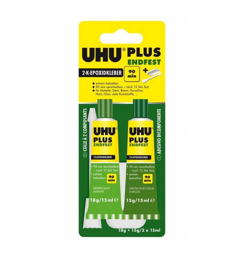 UHU Montagekleber UHU plus endfest 90 min 33 g von UHU