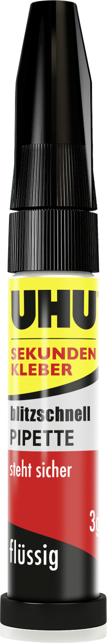 UHU Sekundenkleber blitzschnell Pipette Control flüssig 3 g von UHU