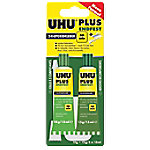 UHU Kraftkleber Permanent ENDFEST Flüssig Transparent 2 x 15 ml 45670 von UHU