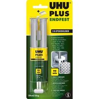 Plus endfest 90 min Doppelkammerspritze 25 g Zweikomponentenkleber - UHU Plus endfest 90 min Doppelkammerspritze 25 g Zweikomponentenkleber - UHU von UHU