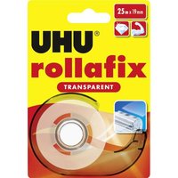 UHU rollafix 36965 Klebeband Transparent (L x B) 25m x 19mm von UHU