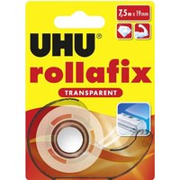 UHU rollafix TRANSPARENT 36955 Klebeband Transparent (L x B) 7.5m x 19mm von UHU