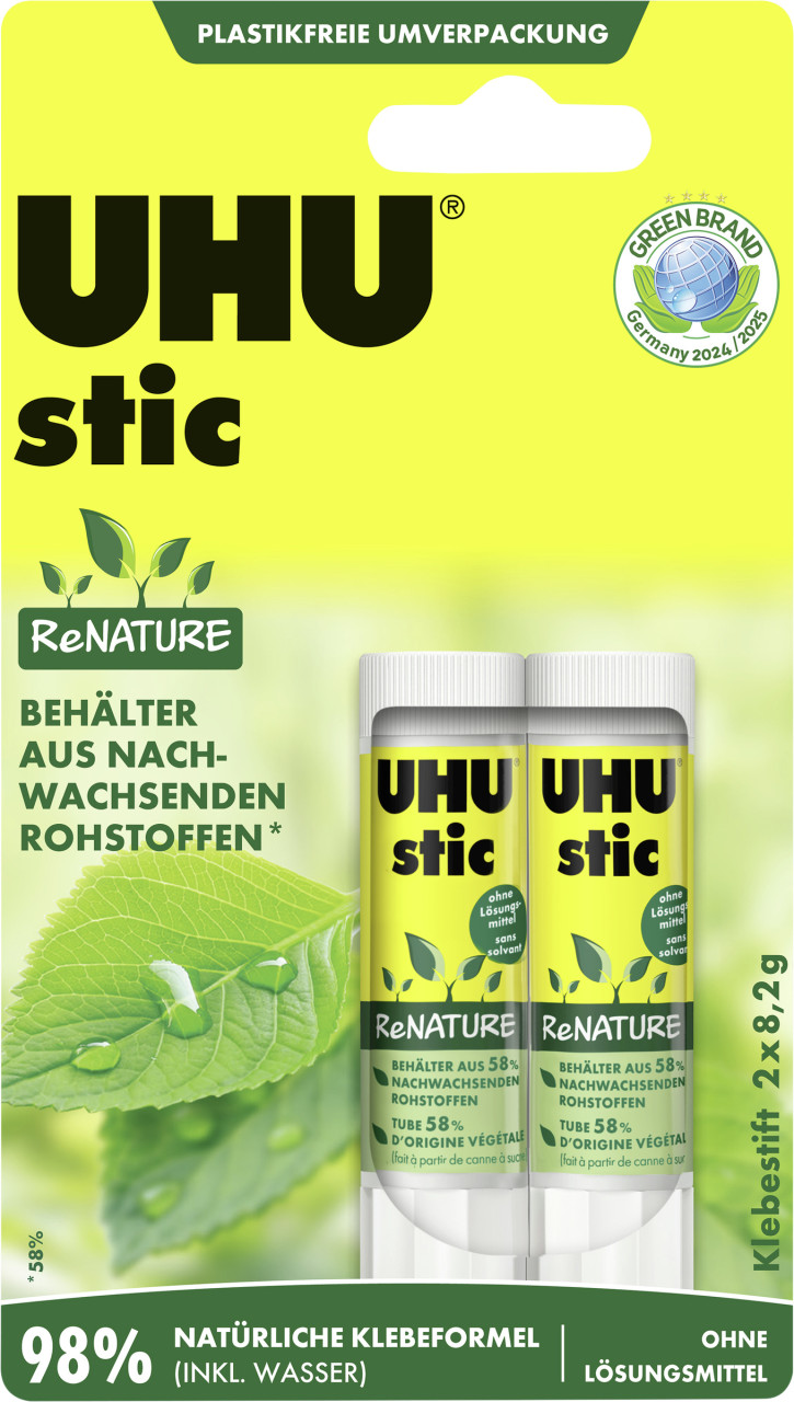 UHU stic ReNATURE 2 x 8,2 g von UHU