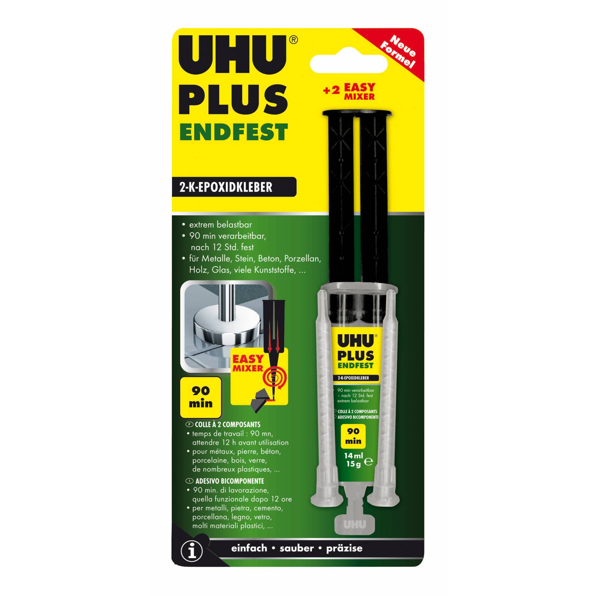 Uhu 2-K-Epoxitkleber 'endfest' 90 min 15 g Uhu 2-K-Epoxitkleber 'endfest' 90 min 15 g von UHU
