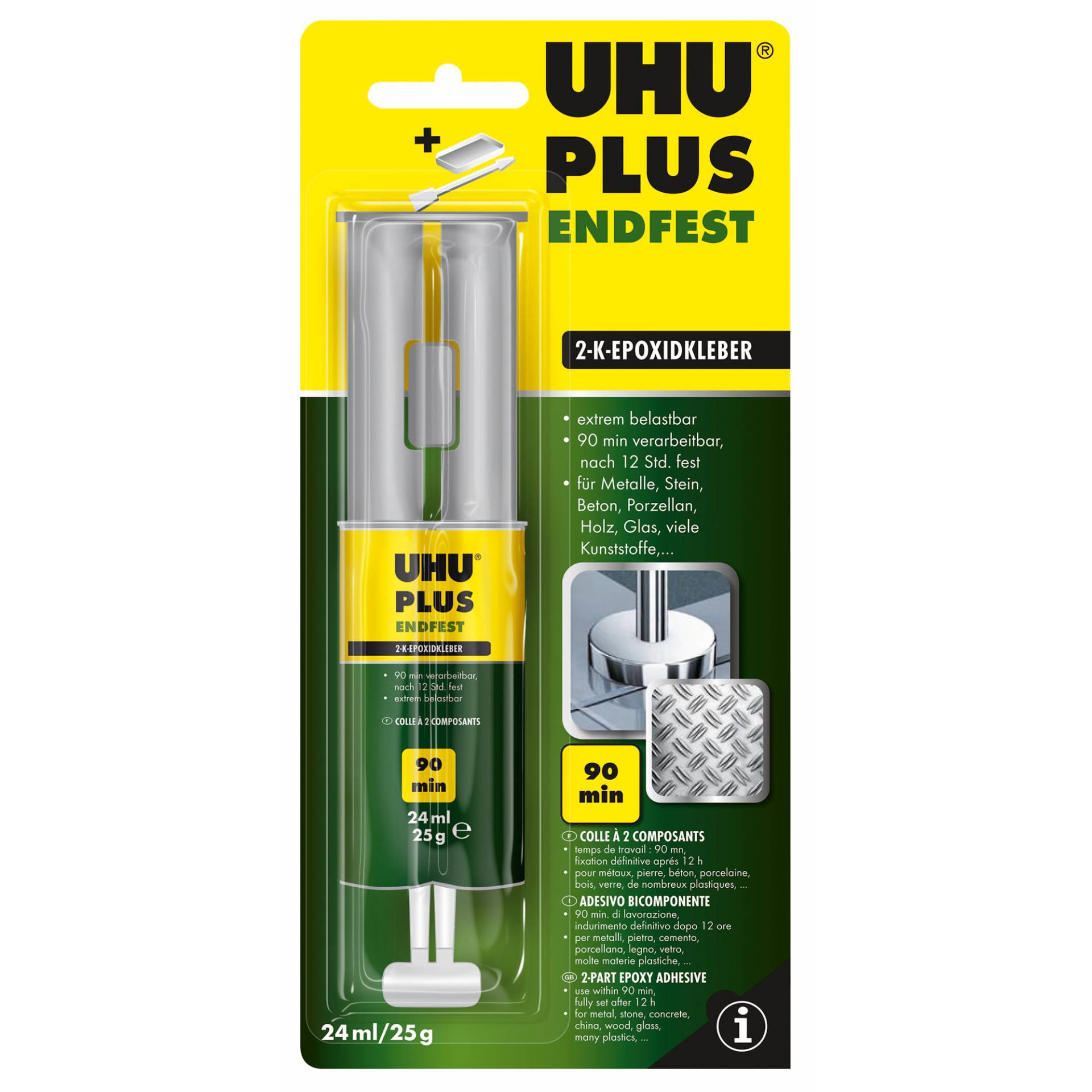 Uhu 2-K-Epoxitkleber 'endfest' 90 min 25 g Uhu 2-K-Epoxitkleber 'endfest' 90 min 25 g von UHU