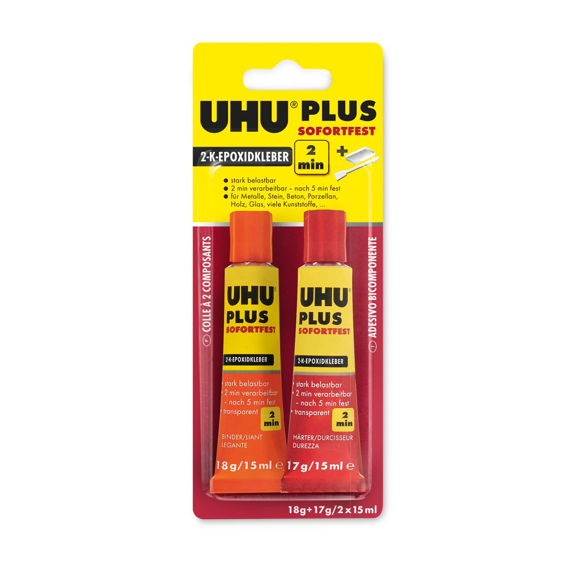 Uhu 2-K-Epoxitkleber 'sofortfest' 2 min 2 x 15 ml Uhu 2-K-Epoxitkleber 'sofortfest' 2 min 2 x 15 ml von UHU