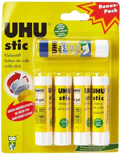 UHU stic Klebestift BONUSPACK 4x8,2g + 8,2g Magic blau UHU stic Klebestift BONUSPACK 4x8,2g + 8,2g Magic blau von UHU