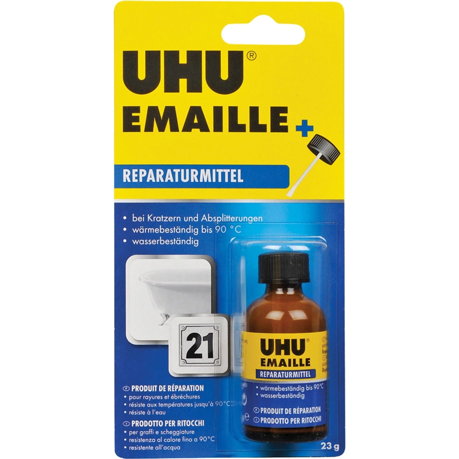 Uhu Emaille Reparaturmitttel Weiß 23 g von UHU