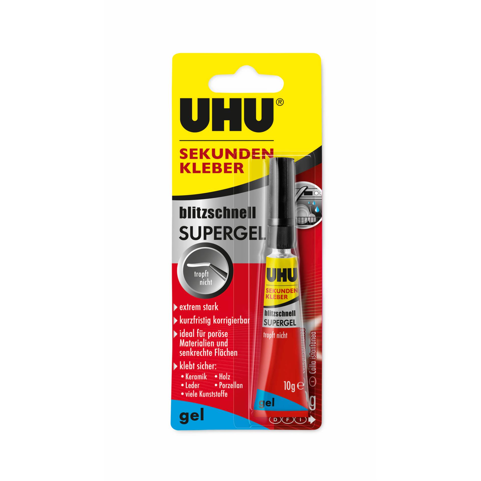 Uhu Sekundenkleber 'Supergel' 10 g Uhu Sekundenkleber 'Supergel' 10 g von UHU