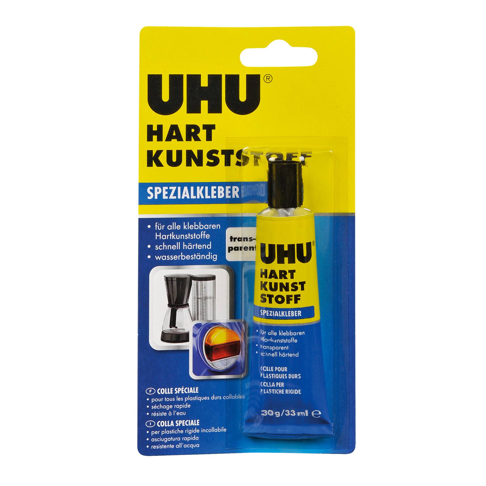 Uhu Spezialkleber 'Hart Kunststoff' transparent 30 g Uhu Spezialkleber 'Hart Kunststoff' transparent 30 g von UHU