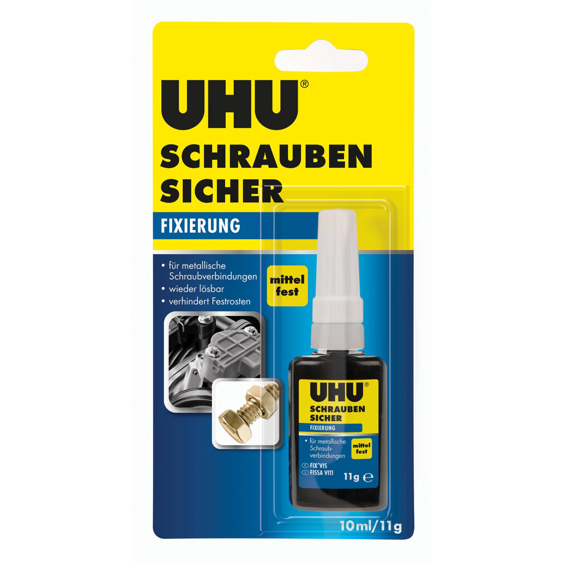 Uhu Spezialkleber 'Schrauben Sicher' mittelfest 11 g Uhu Spezialkleber 'Schrauben Sicher' mittelfest 11 g von UHU