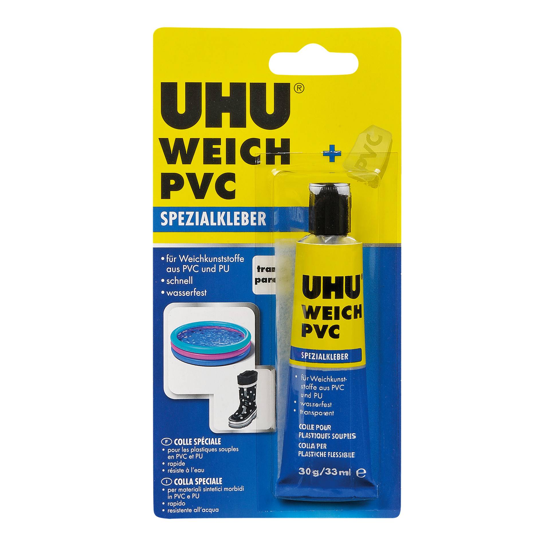Uhu Spezialkleber 'Weich PVC' transparent 30 g Uhu Spezialkleber 'Weich PVC' transparent 30 g von UHU