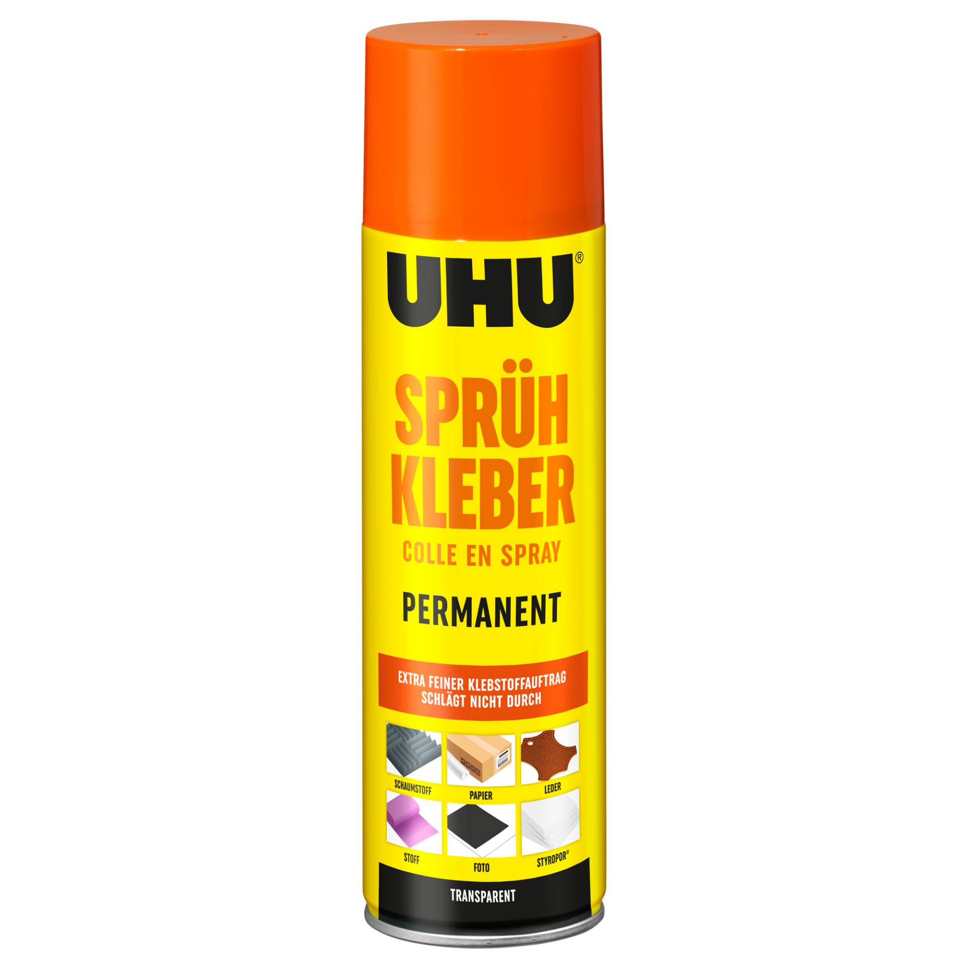 Uhu Sprühkleber 'transparent+permanent' 500 ml Uhu Sprühkleber 'transparent+permanent' 500 ml von UHU