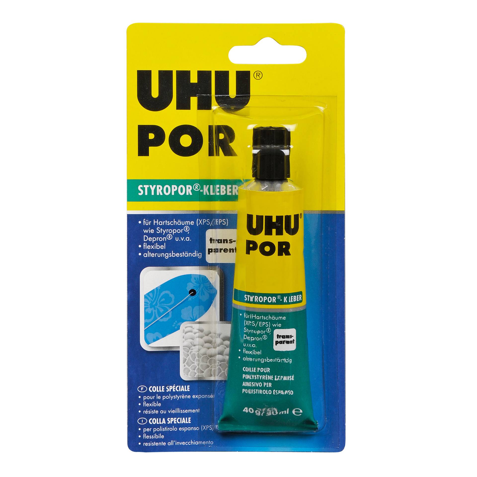 Uhu Styropor©-Kleber 'Por' transparent 40 g von UHU