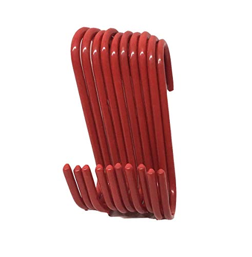Set von 10 PC S Form Utility Haken-Set, Vinyl beschichtet oder verchromtem Draht Red Vinyl Set von 10 PC S Form Utility Haken-Set, Vinyl beschichtet oder verchromtem Draht Red Vinyl von UI PRO TOOLS