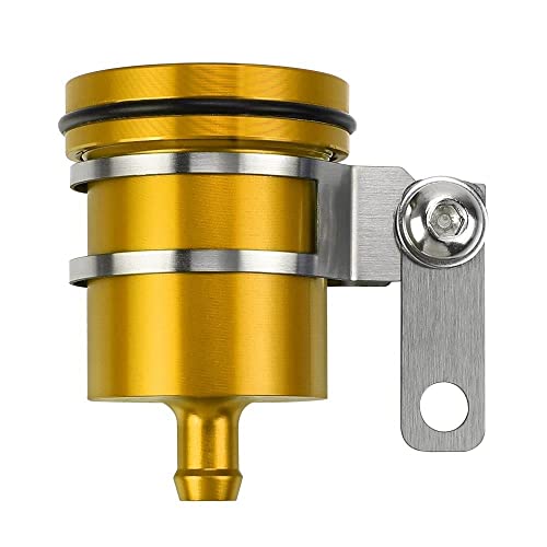 UIBHGVFG Bremsflüssigkeit Reservoir Deckel Motorradzubehör Bremskupplungsöleinfüllbecher Flüssigkeitstankdeckel Reservoir CNC Für YA&MAHA V Star 650 Cruiser X-MAX 125 250 CZD300 XT660X von UIBHGVFG