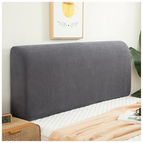 Bett kopfteil Bezug - Weicher Strecken Bettkopfteil Schutzhülle, All-Inclusive Abnehmbarer Bett Betthusse Kopfteil, Staubdicht Kratzfester, for Schlafzimmer Kopfteil(Dark Gray,83-91in(210-230cm)) von UICMNSI