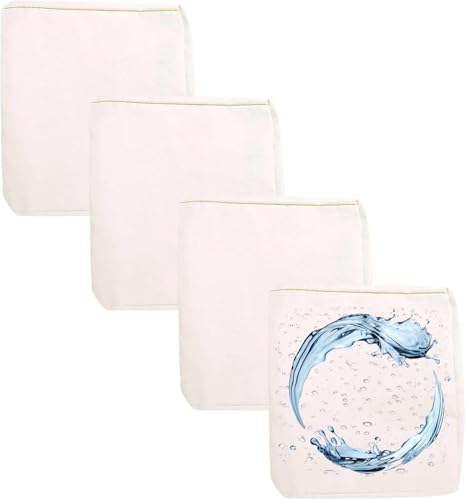 Outdoor Sofa Sitzkissenbezug 2/4er Set Microfaser-Sitzbezüge for Gartenmöbel Wasserdicht mit Reißverschluss, Terrassenstuhl Sofakissen Bezug Abnehmbar, Wetterfest Sofabezug for Garten Möbel aus Rattan von UICMNSI