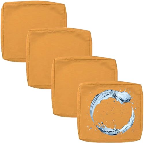 Outdoor Sofa Sitzkissenbezug 2/4er Set Microfaser-Sitzbezüge for Gartenmöbel Wasserdicht mit Reißverschluss, Terrassenstuhl Sofakissen Bezug Abnehmbar, Wetterfest Sofabezug for Garten Möbel aus Rattan Outdoor Sofa Sitzkissenbezug 2/4er Set Microfaser-Sitzbezüge for Gartenmöbel Wasserdicht mit Reißverschluss, Terrassenstuhl Sofakissen Bezug Abnehmbar, Wetterfest Sofabezug for Garten Möbel aus Rattan von UICMNSI