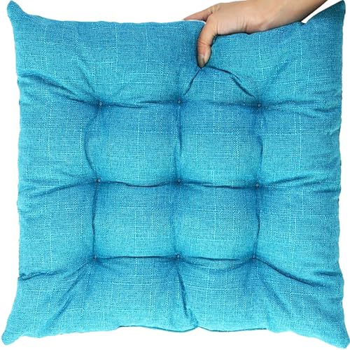 UICMNSI 1/2/4/6 er Set Sitzkissen mit Bindebändern – Bequeme 40/45 cm Stuhlauflage Gartenstuhl, Esszimmerstuhl & Balkonmöbel – Atmungsaktive Polster Indoor/Outdoo(3,1pc:40cm/16in) von UICMNSI