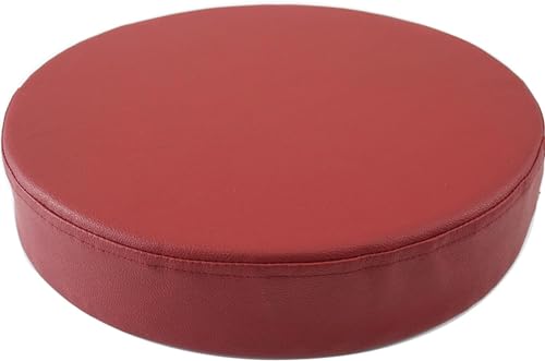 UICMNSI Rund Sitzkissen for den Außenbereich, 30/35/40/45/50cm Dick, Stuhlkissen, wasserdicht, Stuhlkissen, Sitzkissen for Garten/Zuhause/Essen/Terrasse/Büro(Jujube red,20x4in/50x10cm) von UICMNSI