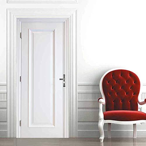 3D Türaufkleber 77x200cm Weiß lackierte Tür Türtapete Wandbild Selbstklebend PVC Wasserdicht Abnehmbar Türfolie TürPoster Fototapete Wohnzimmer Schlafzimmer küche bad büro Dekoration 3D Türaufkleber 77x200cm Weiß lackierte Tür Türtapete Wandbild Selbstklebend PVC Wasserdicht Abnehmbar Türfolie TürPoster Fototapete Wohnzimmer Schlafzimmer küche bad büro Dekoration von UIGFDSDF