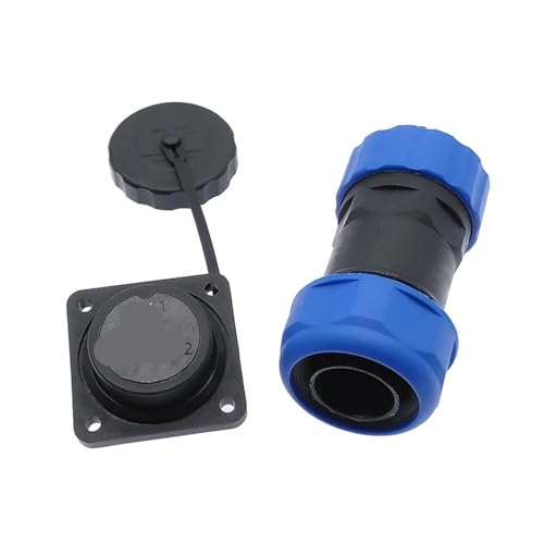 1 STÜCKE SP20 wasserdichten stecker IP68 faltenbalg flanschdose 2-14Pin(9 pin) von UIHMSWYAL