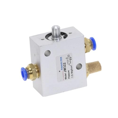 1 Stück JM322 2-Positionen-3-Wege-Buchse 1/4 Zoll 12 mm mechanisches Druckknopf-Luftventil(12MM) von UIHMSWYAL