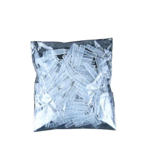 100 Stück 2,8/4,8/6,3 mm weibliche und männliche Crimp-Anschlüsse, Messing-Auto-Lautsprecher-Drahtverbinder und Isolierhüllen(2.8 Sheath) von UIHMSWYAL