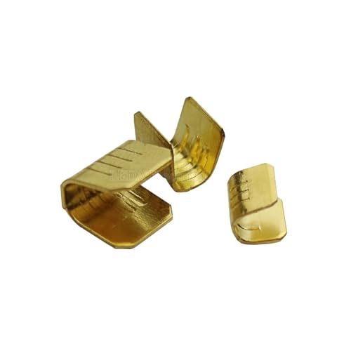 100 Stück DJ454 1-6 mm² U-förmiger Kupferdraht-Crimpanschluss-Kaltpressverbinder for Drahtklemmen-Stoßdrahtverbinder(DJ454A) von UIHMSWYAL