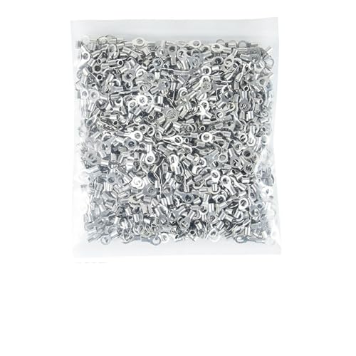 100 Stück nicht isolierte Ringgabel U-förmige verzinnte Kupferklemmen Kabelschuhe Batteriestecker Crimpspatel(RNB2-4 100PCS) von UIHMSWYAL