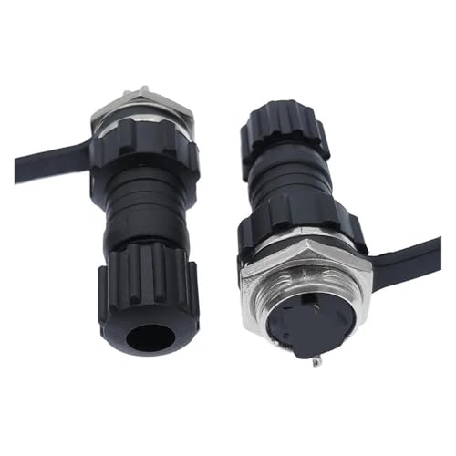 10PCS Zurück Mutter Stecker GX16 M16 Wasserdichte Männliche und Weibliche Buchse Docking 2-10 Pin(Docking 5P 10PCS) von UIHMSWYAL