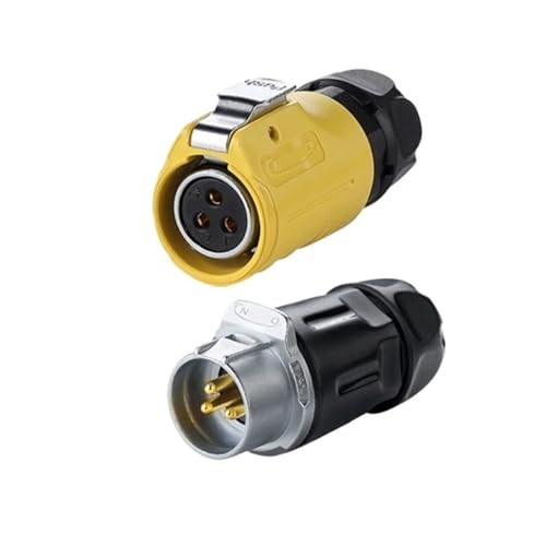 3-poliger Stromanschluss, Kabel zu Kabel, Buchse zu Stecker 3-poliger Stromanschluss, Kabel zu Kabel, Buchse zu Stecker von UIHMSWYAL