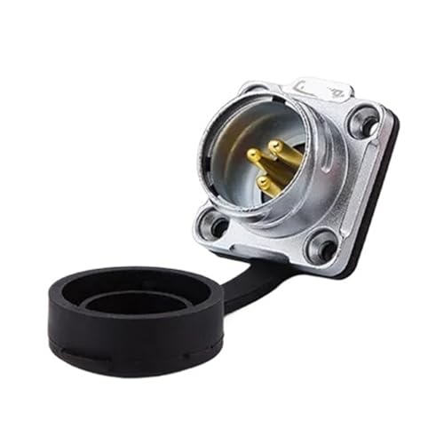 3 poliger Stromanschluss Stecker Steckdose Steckdose außen wasserdicht IP67 Metall von UIHMSWYAL