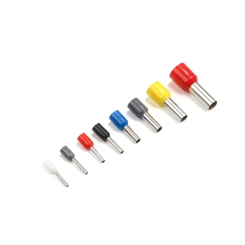 400 Stück Box VE Rohr-Crimp-Anschlussklemme, Drahtisolierung, Anschlussblock, Drahtendverbinder, Rohrklemme(400PCS Boxed) von UIHMSWYAL
