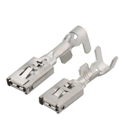 5 Stück 6,3 mm Anschlussblöcke DJ6223-6.3C Stecker AMP Steckdose Sicherungskasten Kabelbaum weiche Hülle(Female) von UIHMSWYAL