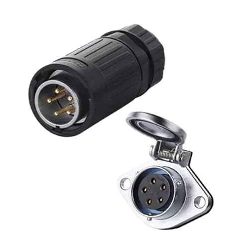 5-poliger Stromsignal-Rundstecker, Stecker und Buchse, wasserdicht IP67 5-poliger Stromsignal-Rundstecker, Stecker und Buchse, wasserdicht IP67 von UIHMSWYAL