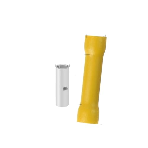 50 Stück BV-Crimpklemmen, Stoßspleiß-Crimpverbinder, Drahtkupfer-isolierte Direktdrahtklemmen BV1,25, BV2, BV5(BV5.5 4-6mm2) von UIHMSWYAL